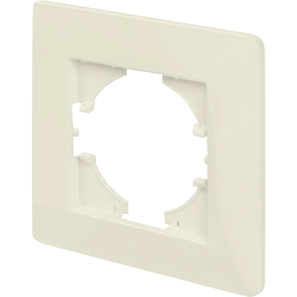Рамка GUSI Electric Ugra для розеток бежевая глянцевая 83865085 STLM-0045248 - Вид №1