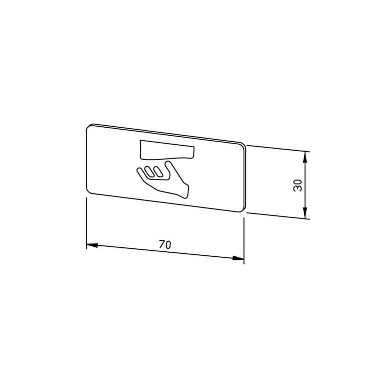 700426 Пиктограмма «Бумага» AC426 WAGNER_EWAR A-LINE Wagner Ewar  - Вид №1