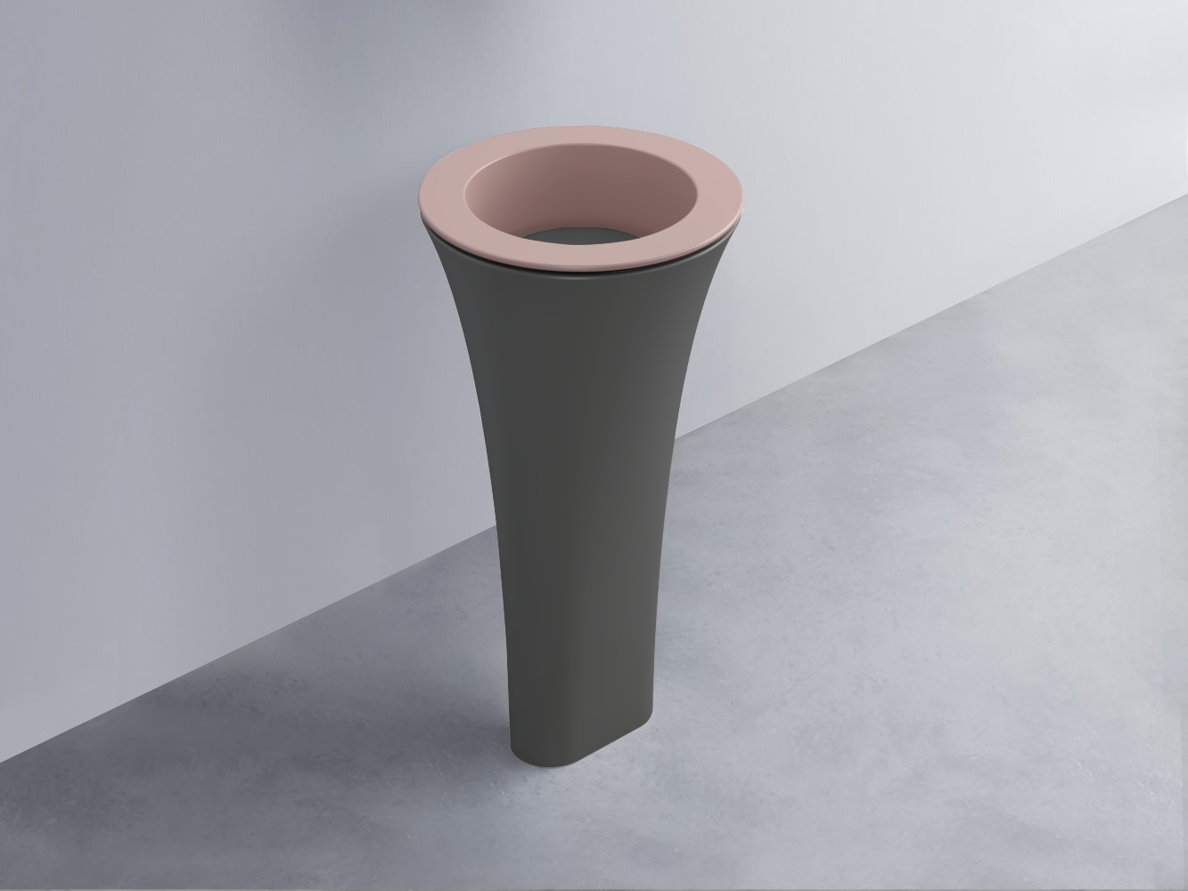 AMLA45-CP+AMPILT-CM+AMCOLT-CM Раковина Amedeo Tondo отдельностоящая cielo Enjoy + Amedeo Ceramica Cielo