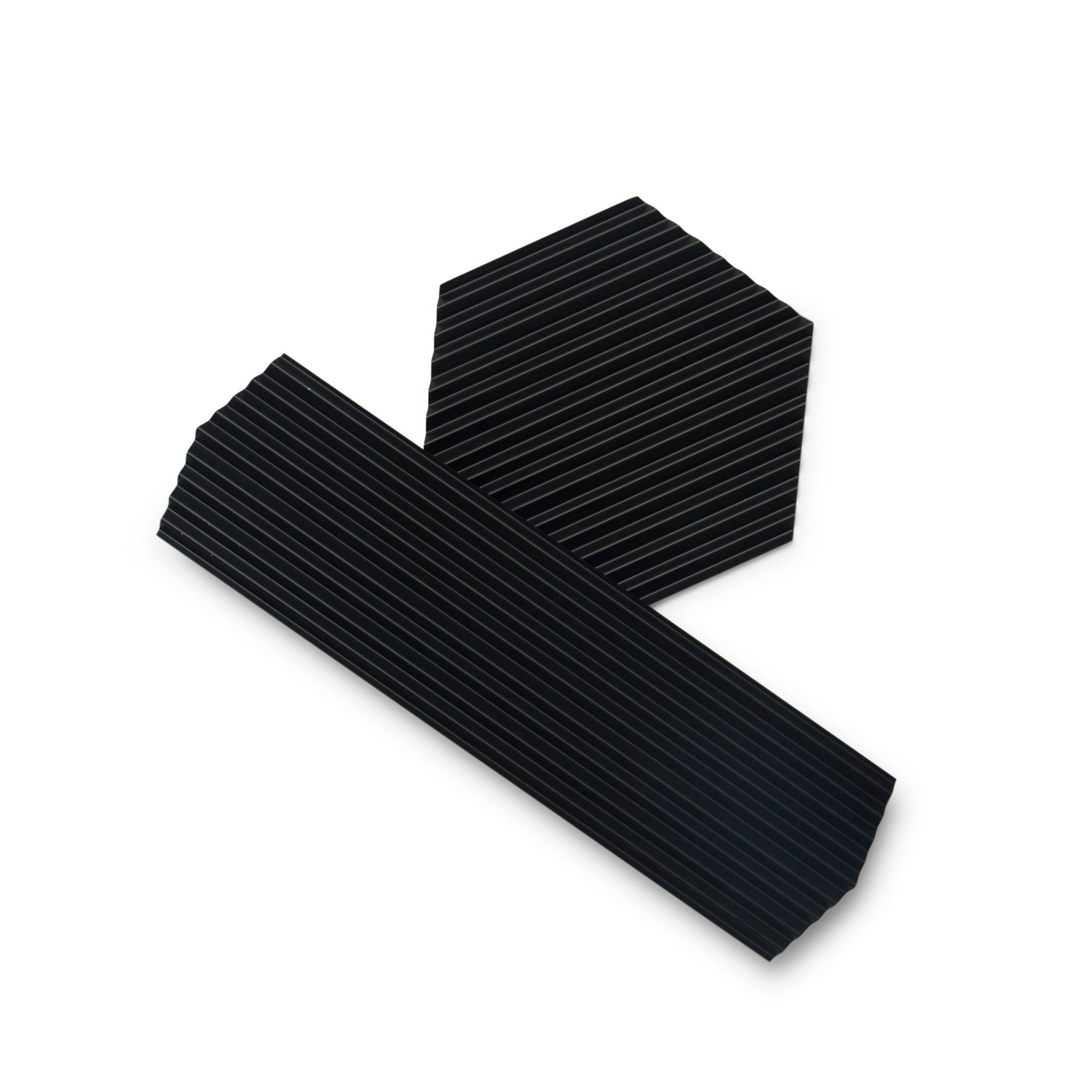 Набор из двух стальных шестигранных лотков Woodendot VALLE ARCH-00020484 - Вид №1