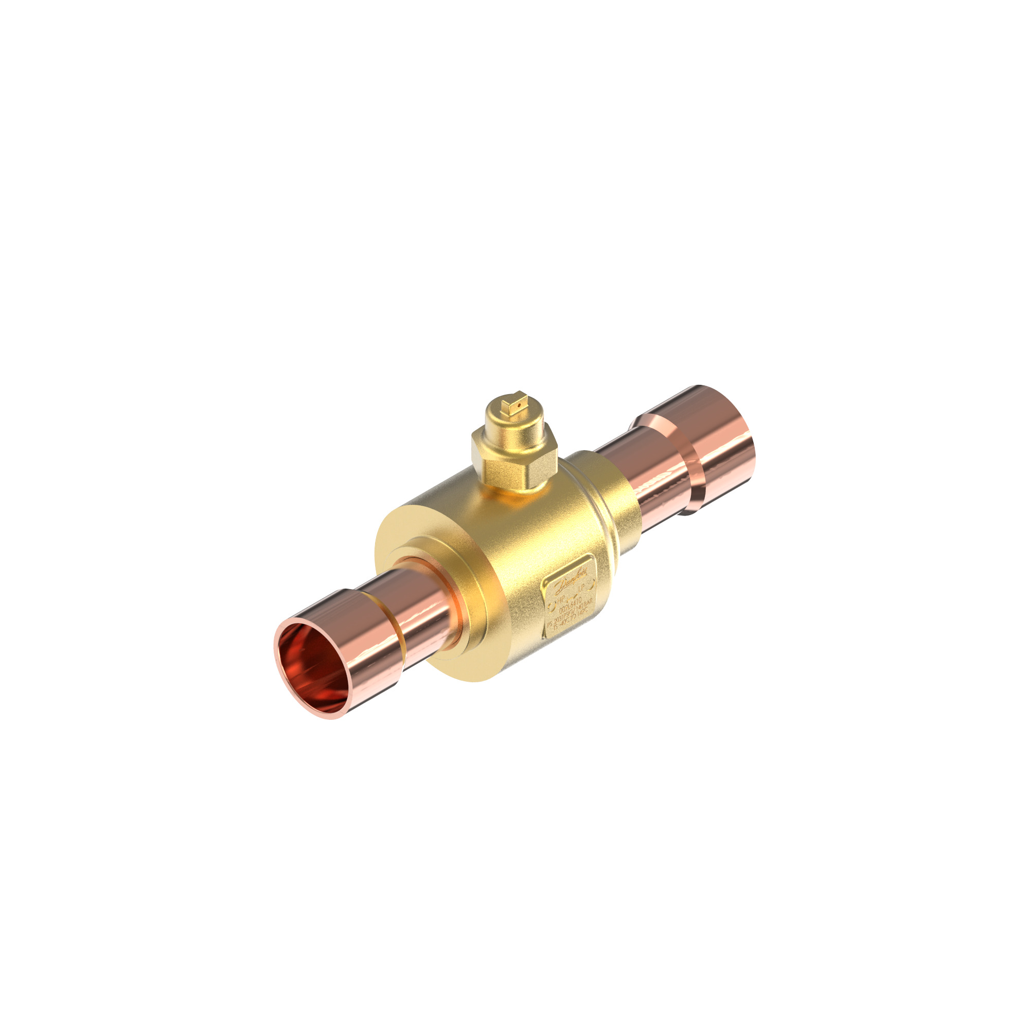 Danfoss GBCT — Запорные шаровые краны для CO2 140 бар GBCT 18s Кран шаровый 009L6419  - Вид №1