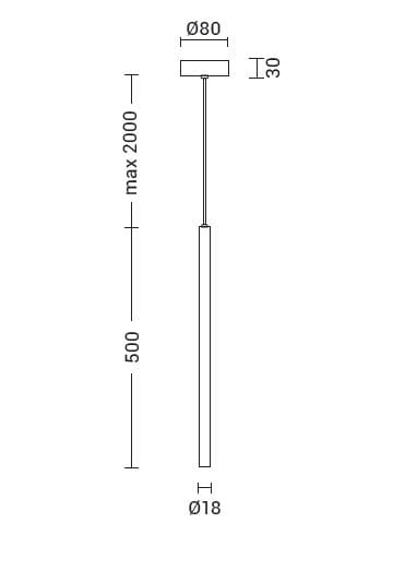 Алюминиевый светодиодный подвесной светильник Rossini Illuminazione Axiom ARCH-00109187 - Вид №3