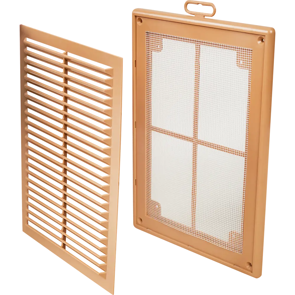 Вентиляционная решетка ERA 183x253 бежевая с антимоскитной сеткой 84721206 STLM-0053995 - Вид №1