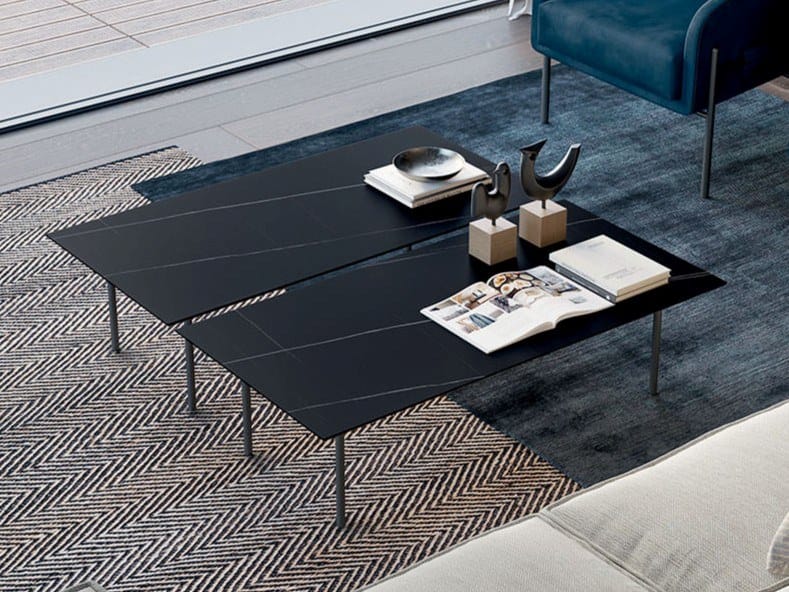 Прямоугольный низкий журнальный столик из керамогранита Dall'Agnese AZIMUT ARCH-00148534