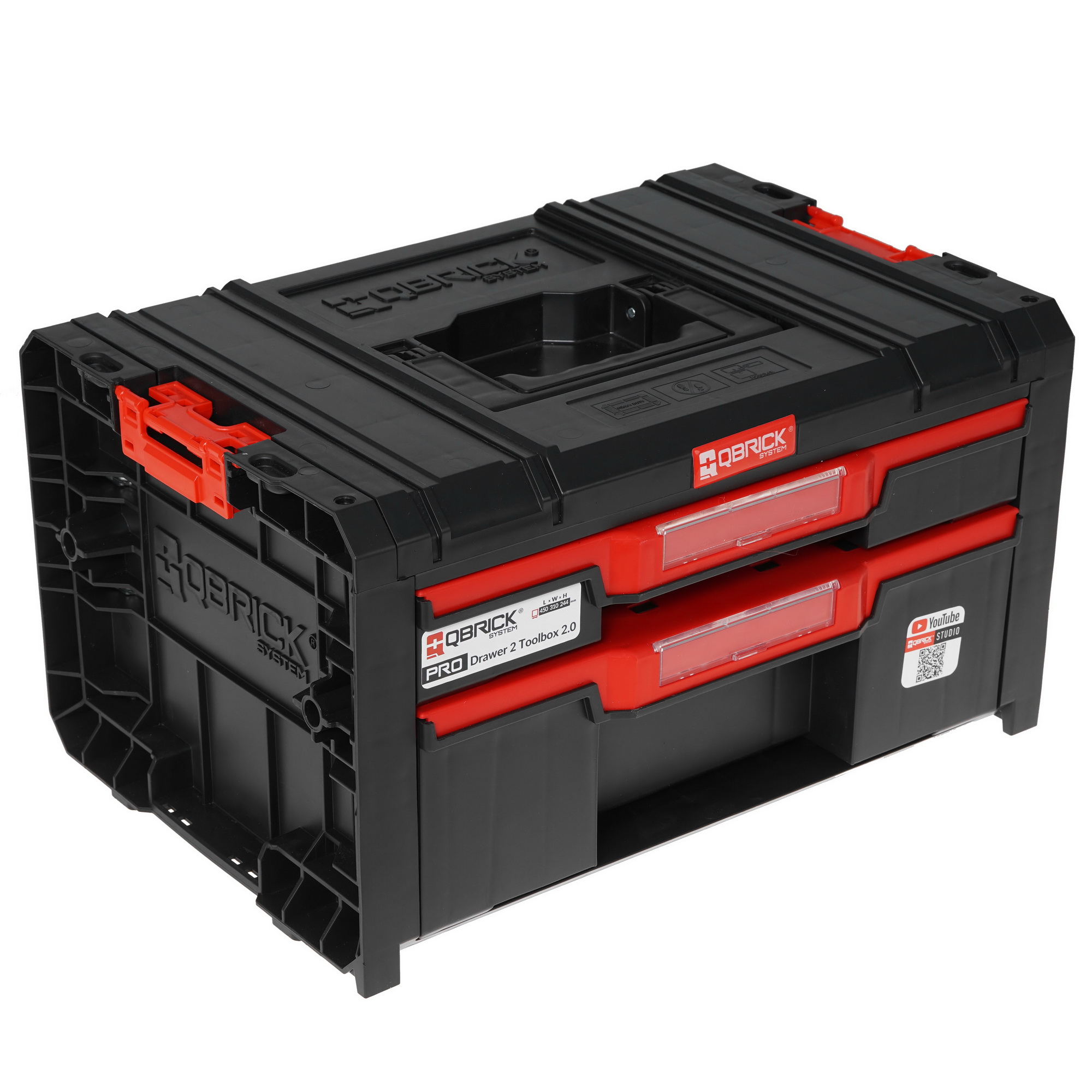 Ящик для инструмента и принадлежностей Qbrick System PRO Drawer 2 Toolbox 2.0 Basic 9992731 STDN-0105363
