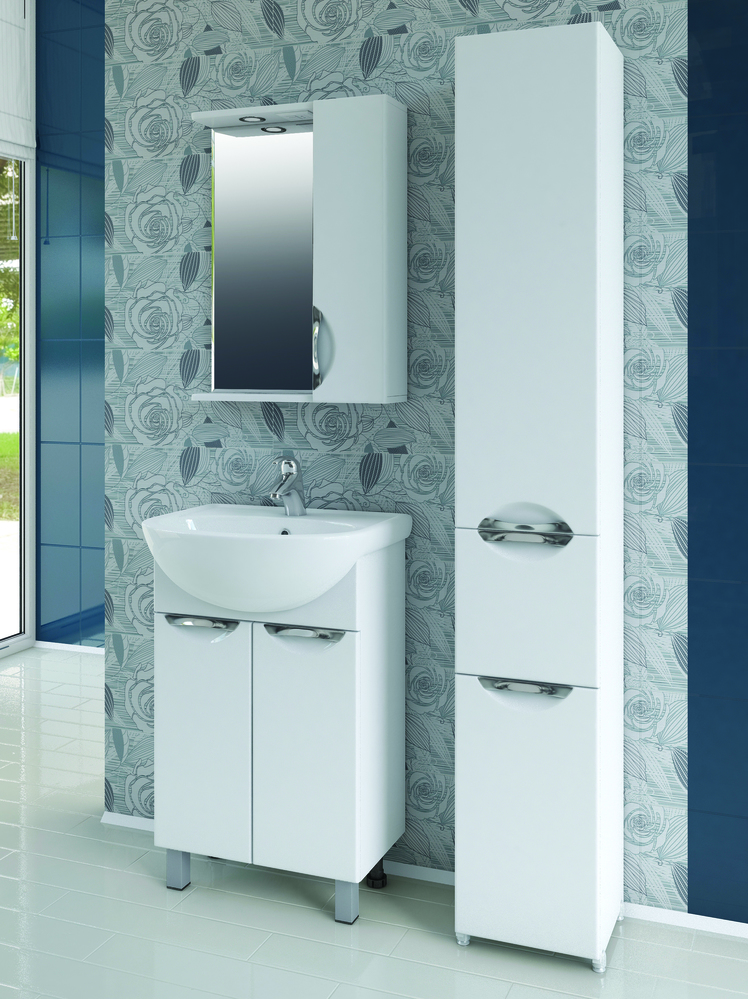 Тумба с раковиной Callao 500 (Уют)500⨉300⨉830 мм белый Santreyd sun-id-664535 - Вид №4