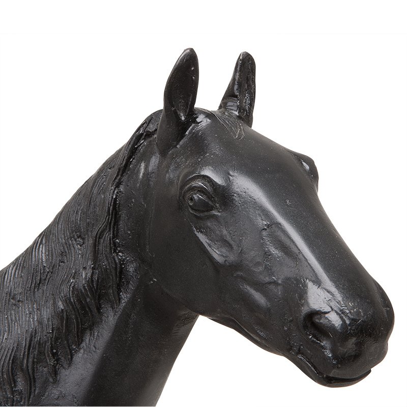 Статуэтка декоративная металлическая 57х58 см черная Horse Rodondo EICHHOLTZ EICHHOLTZ 062735 Бронза;черный  - Вид №4