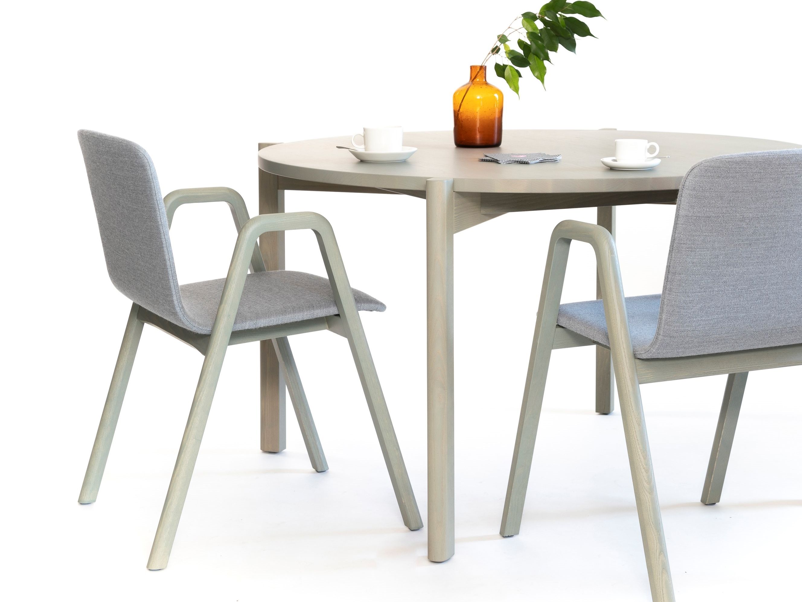 Деревянный штабелируемый стул с подлокотниками Inno Naku ARCH-00092076 - Вид №10