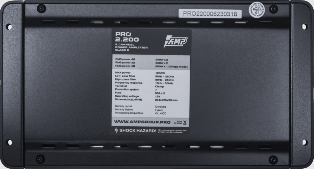 9248135 Усилитель AMP PRO 2.200 STDN-0064450 - Вид №2