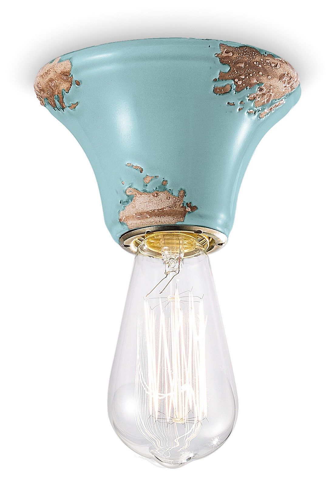 Круглый керамический потолочный светильник FERROLUCE Винтаж ARCH-00030912 - Вид №24