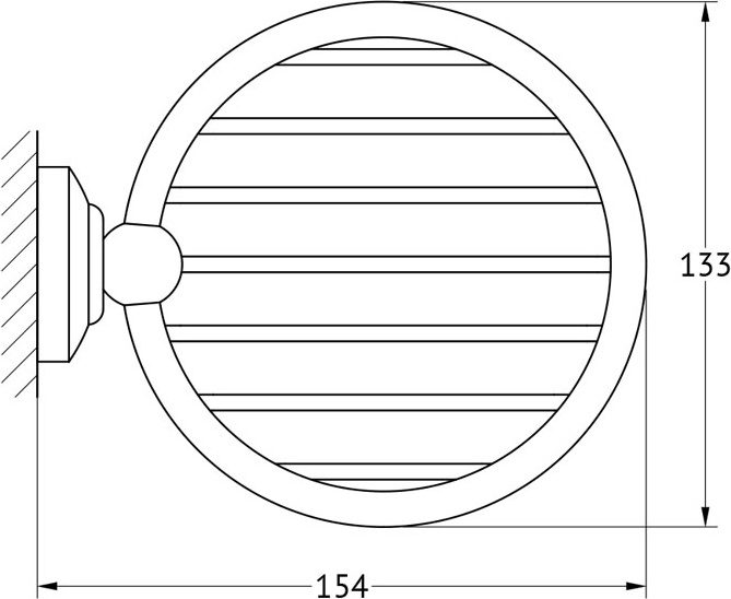STI 306 Мыльница-решетка 3SC STILMAR MATTE GOLD Treesseci 3SC - Вид №1