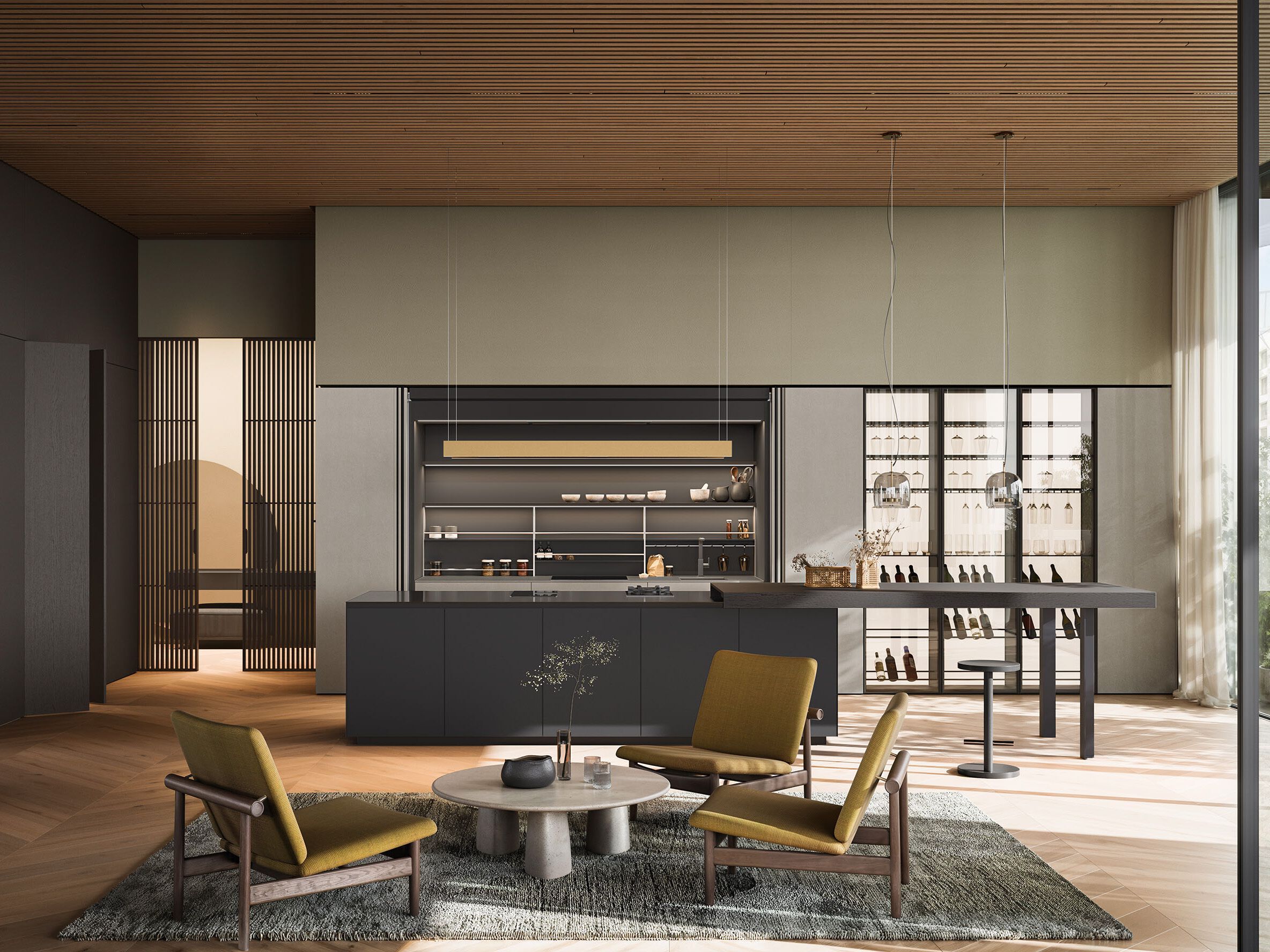 Кухня с островом Copatlife Life Projects ARCH-00029426