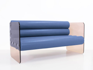 2-местный веганский кожаный диван