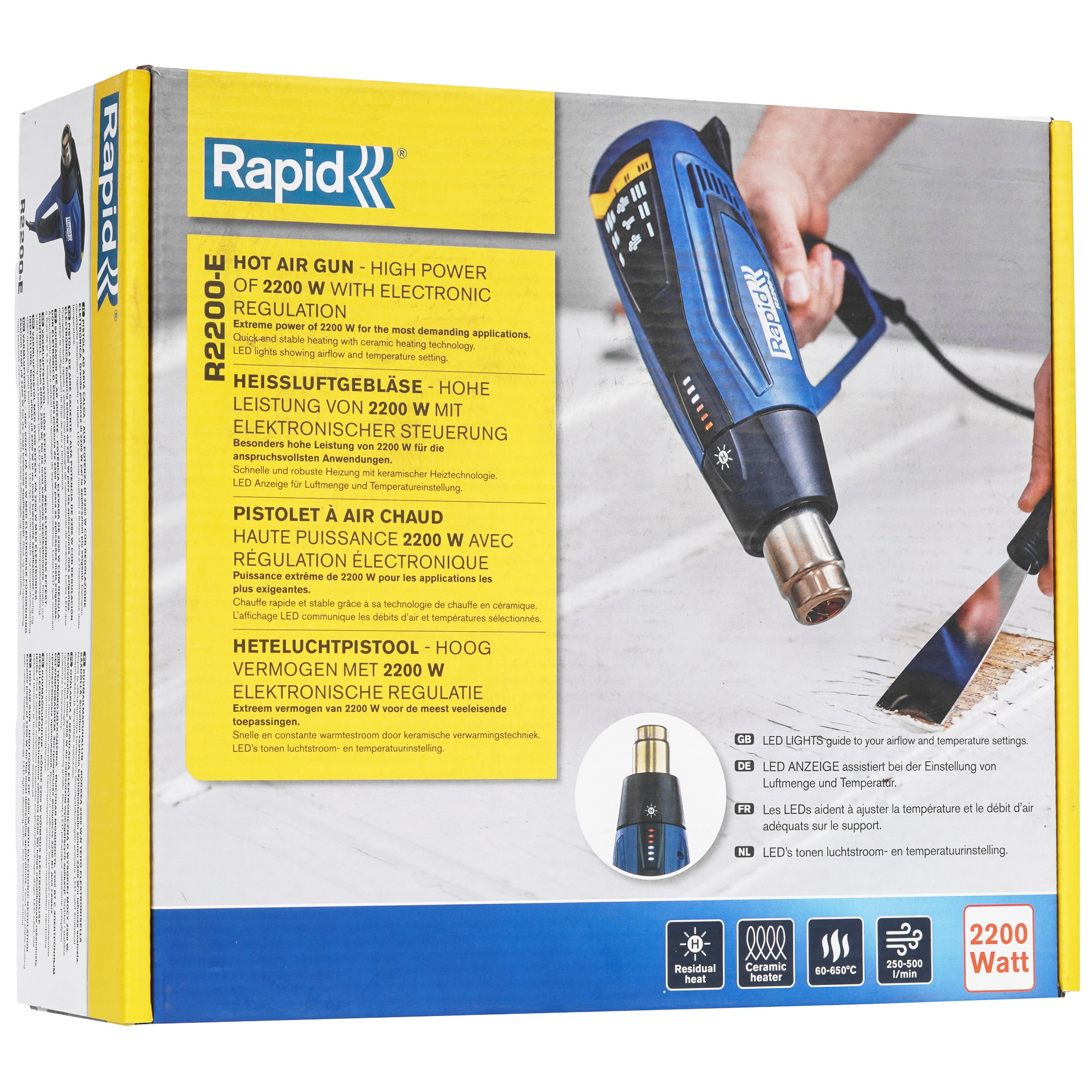 Строительный фен RAPID R2200 9152359 STDN-0107940 - Вид №7
