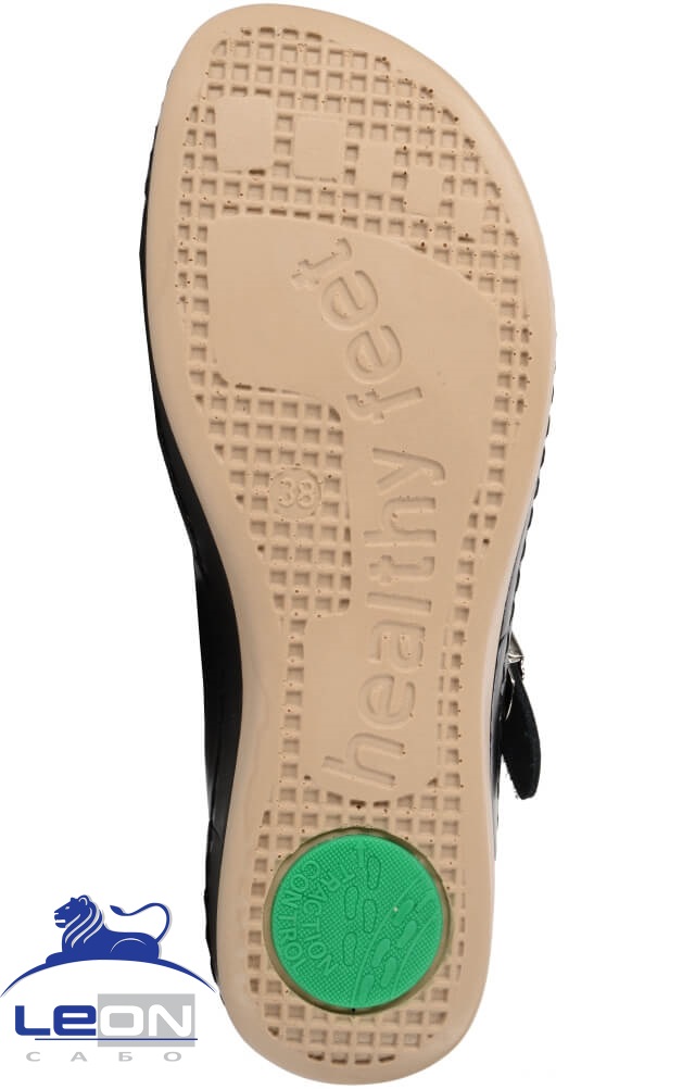 61971 Сабо  женские черные LEON  Медицинская обувь  размер 36  - Вид №1