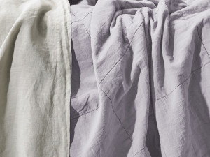 Льняное стеганое одеяло