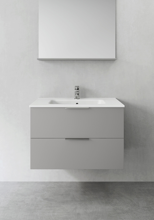 1390208 Шкаф Для Умывальника Форма Серый 800 Hafa Серый 