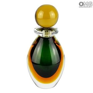 3092 ORIGINALMURANOGLASS Флакон Чертоза - соммерсо - Original Murano Glass OMG 7 см