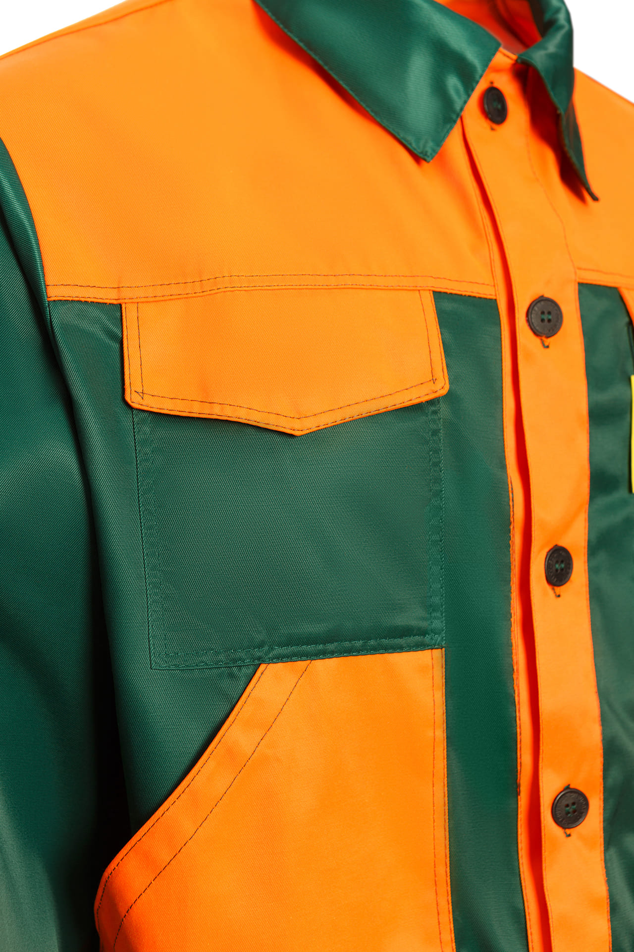 61670 Костюм "Мастер" оранжево-зеленый  Летняя спецодежда  размер 60-62/182-188  - Вид №7