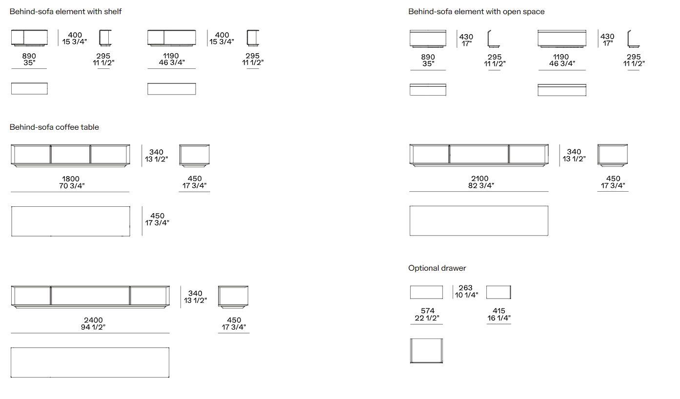 Ткань диван Poliform Westside ARCH-00056717 - Вид №6