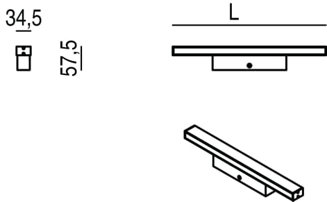Алюминиевый светодиодный настенный светильник Lucifero's Aura ARCH-00063992 - Вид №3
