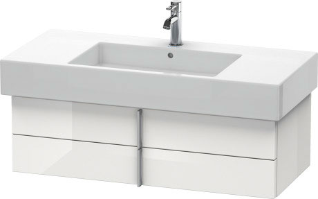 VE621404040 Vero Тумбочка подвесная Черный глянцевый лак Duravit - Вид №2