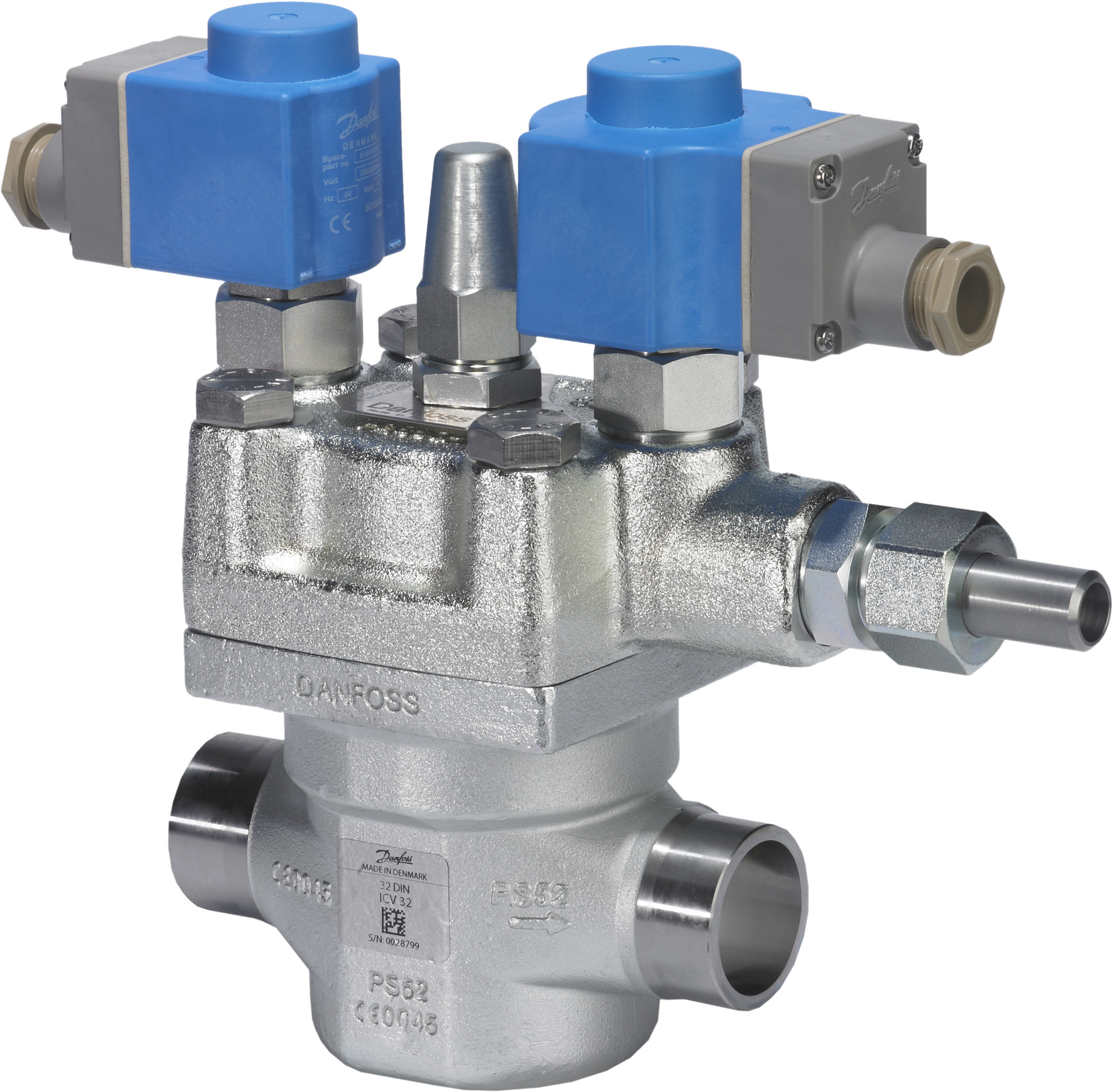 Danfoss ICLX — двухступенчатые клапаны ICLX 32 (D 32) Клапан соленоидный 027H3040  - Вид №13