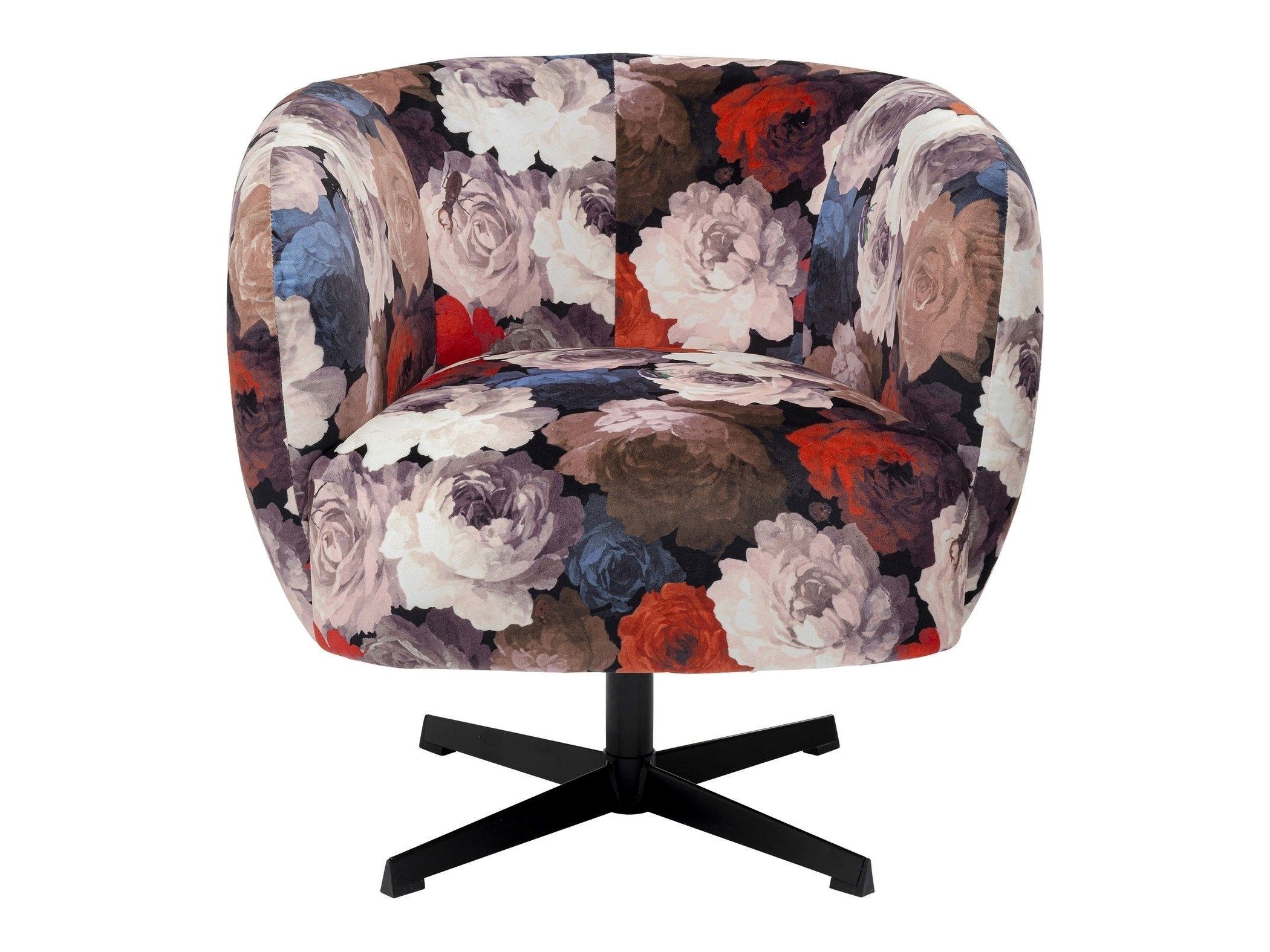 Тканевое вращающееся кресло с подлокотниками KARE Design Пион ARCH-00081227 - Вид №9