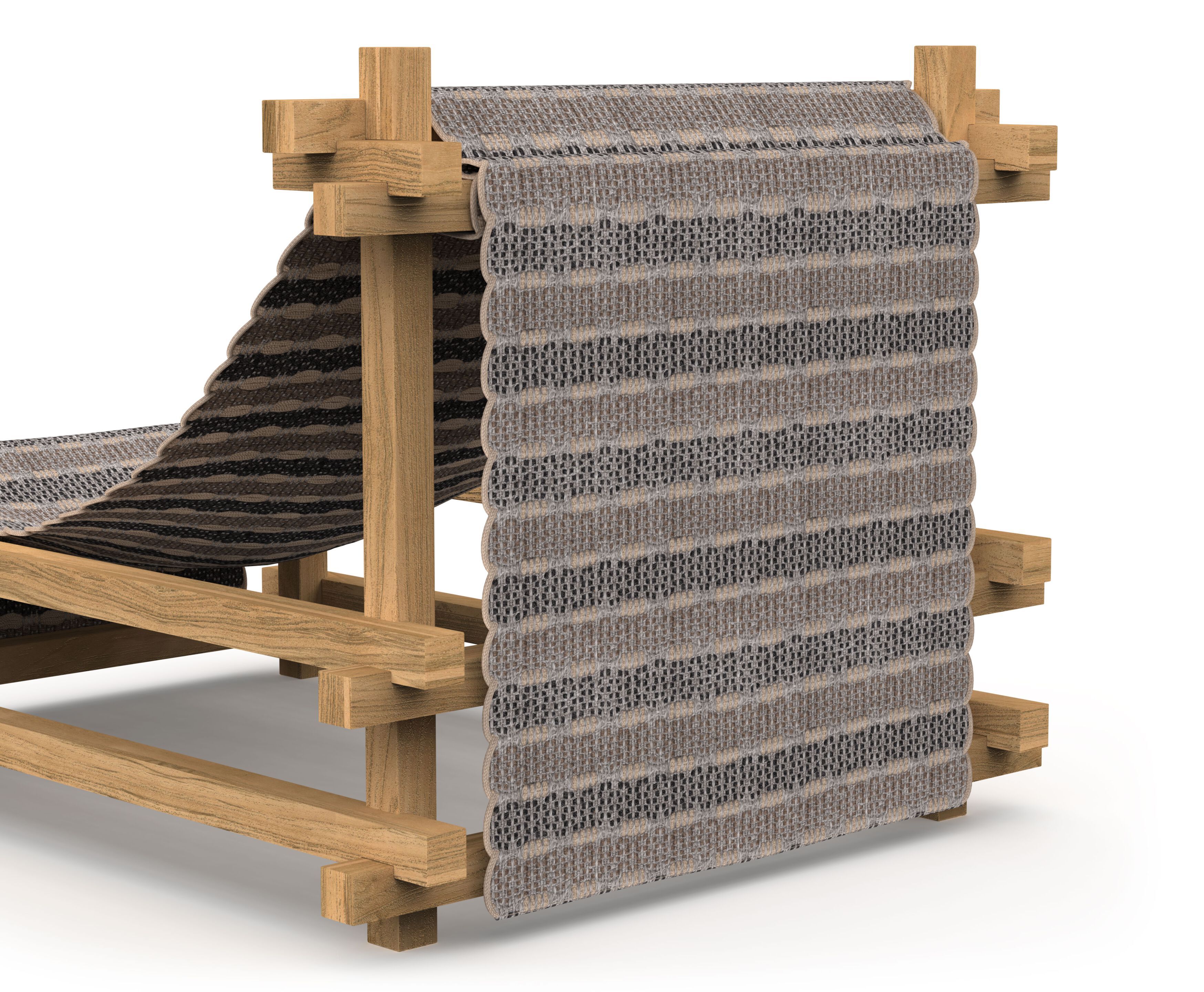 Садовое кресло с подставкой для ног GANDIABLASCO Gandiablasco Edition x Kengo Kuma ARCH-00055045 - Вид №5