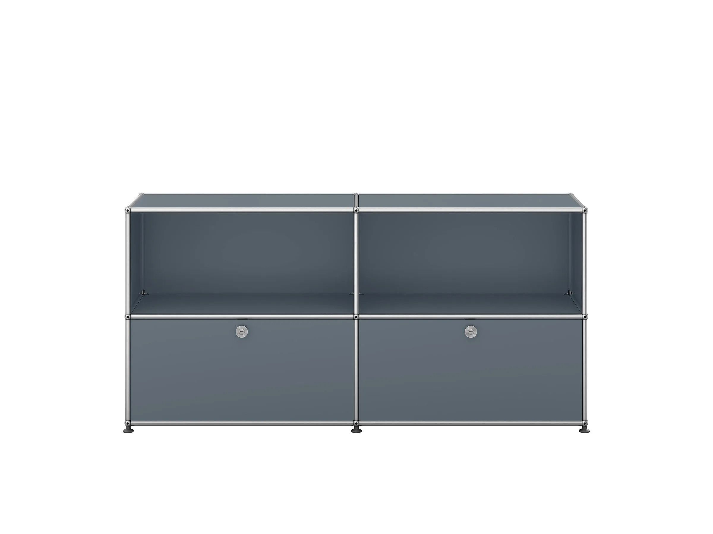 Секционный металлический шкаф с откидными дверцами USM USM SELECTION ARCH-00049753 - Вид №8