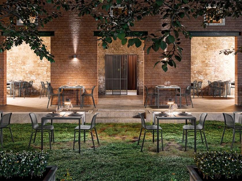 COLOS Штабелируемый квадратный стол из стали с порошковым покрытием Qu sun-id-1411119 - Вид №4