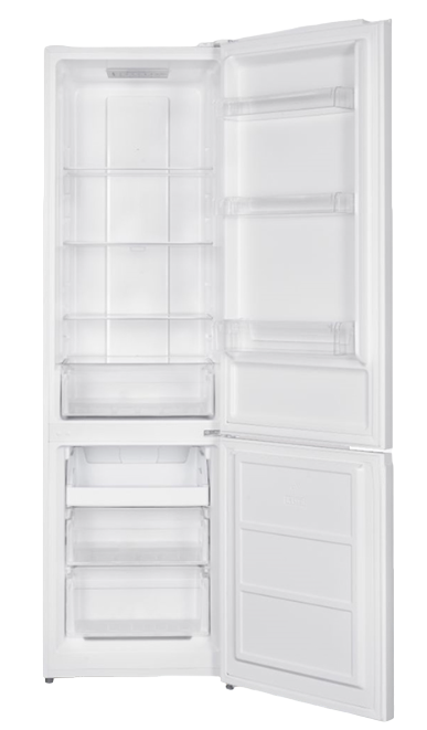 9197173 Холодильник с морозильником   Harper RH5559BB белый STDN-0092705 - Вид №1