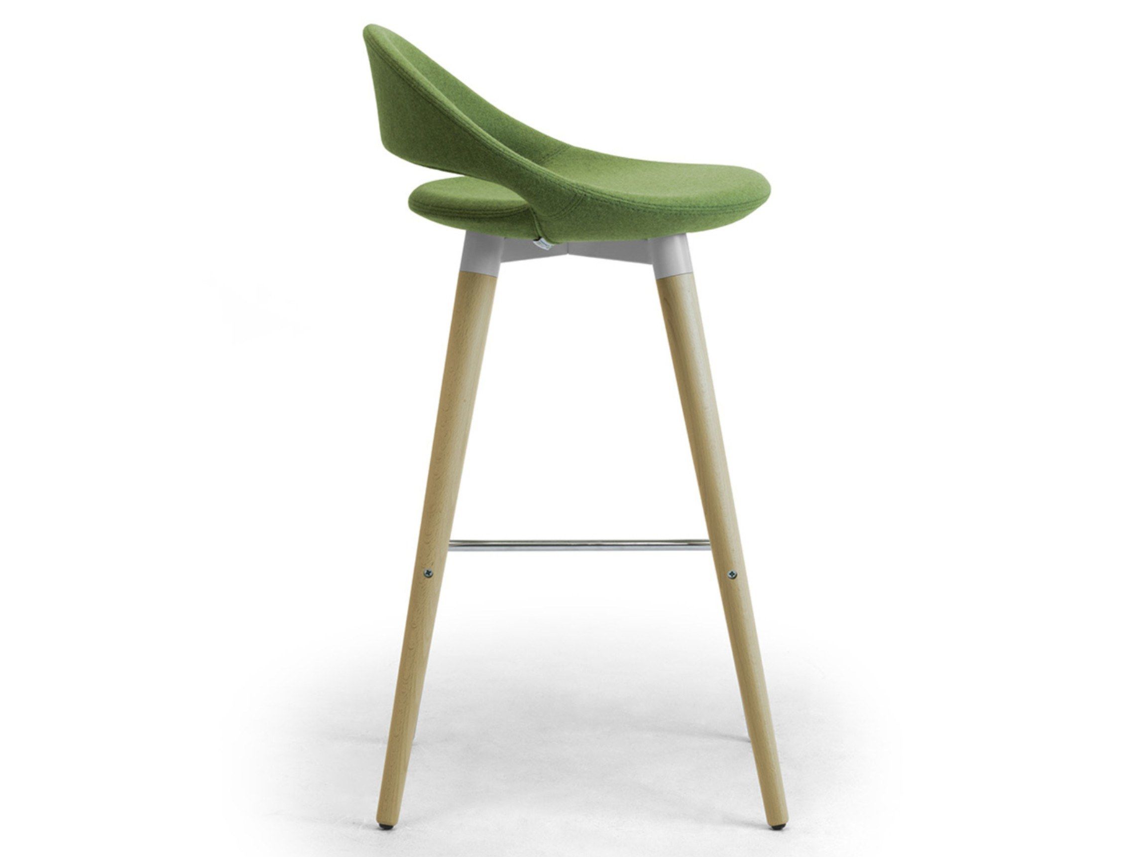 Высокий стул из дерева и ткани со спинкой Leyform Samba ARCH-00097050 - Вид №2