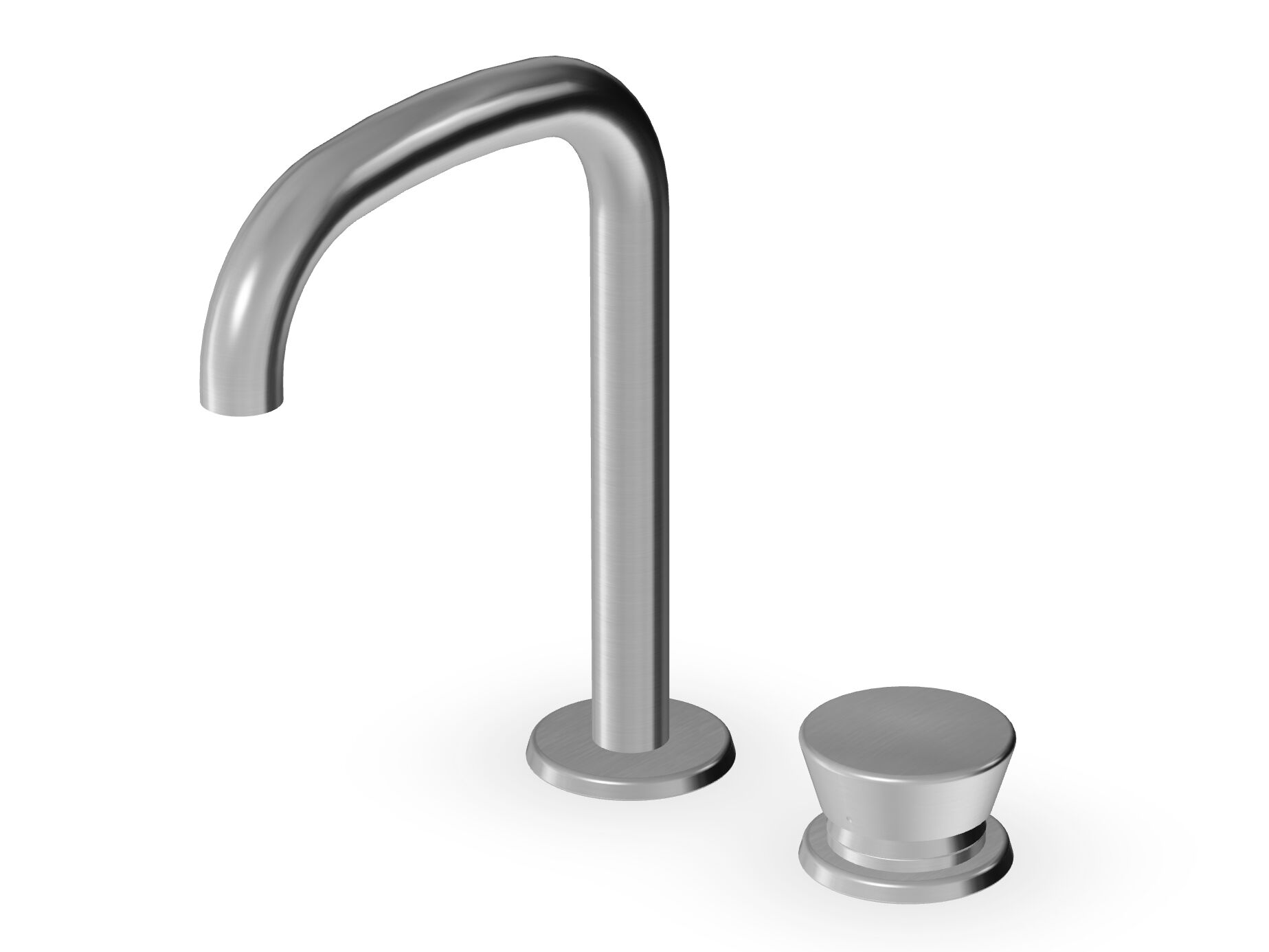 Однорычажный смеситель для раковины из нержавеющей стали Zucchetti Sablier ARCH-00060460 - Вид №1