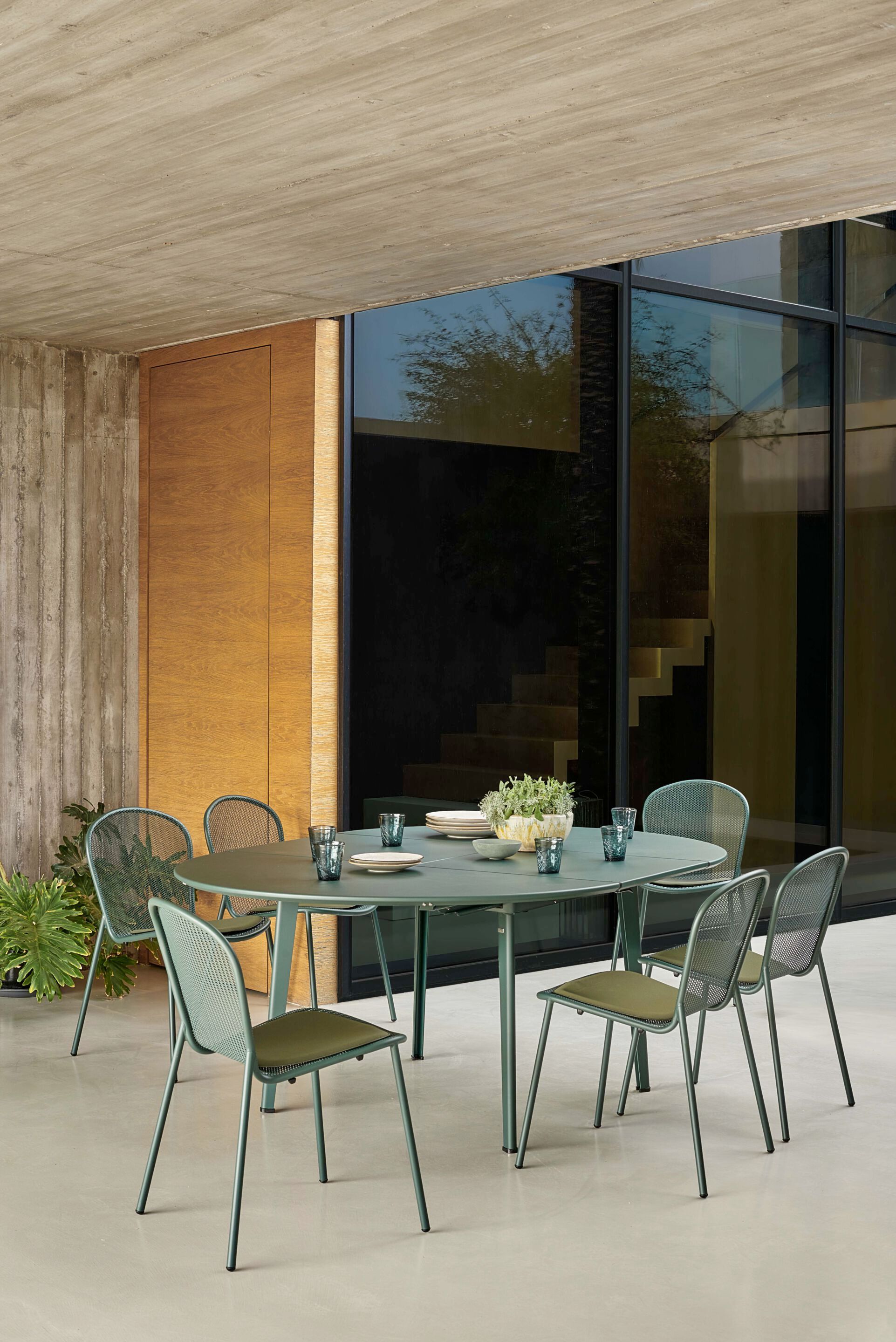 Стальной и тканевый садовый стул emu Ronda X ARCH-00072897 - Вид №9