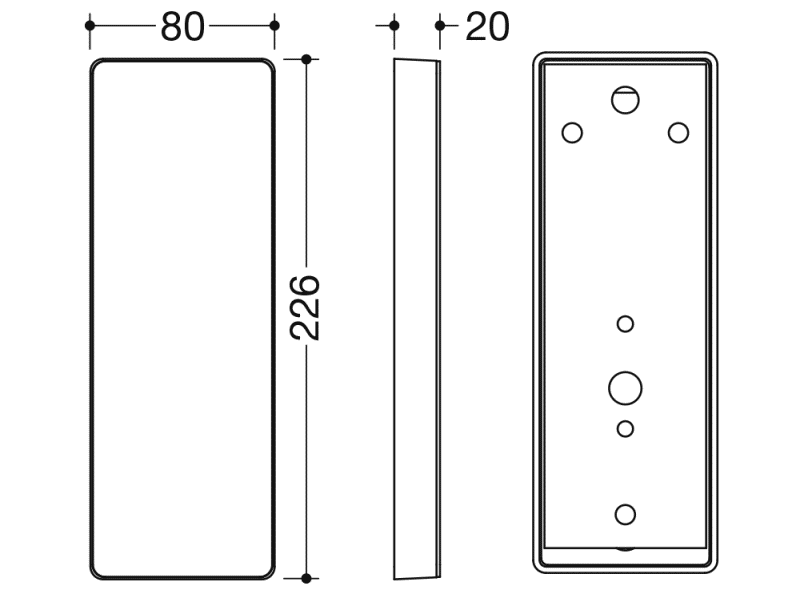 900.50.00340 монтажная пластина с крышкой HEWI Stützen  - Вид №4