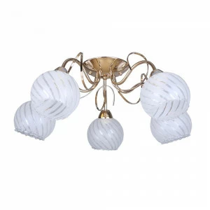 Потолочная люстра Omnilux Grosotto OML-24907-05 OMNILUX GROSOTTO 336880 Белый;золото