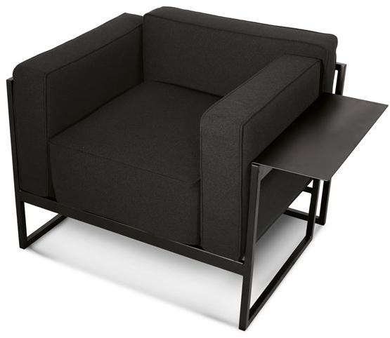 TrabA' Кресло из ткани с подлокотниками Kirk 0060 - Вид №3