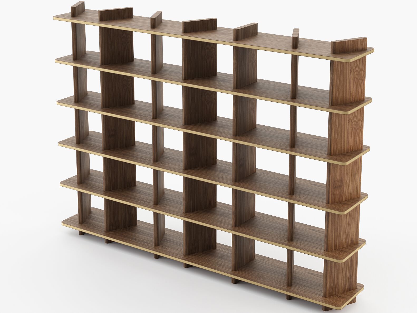 Деревянная двухсторонняя открытая Книжная полка Laskasas Essence ARCH-00135122 - Вид №2