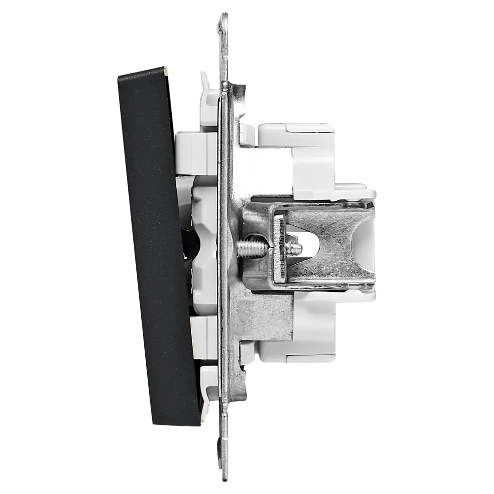 Переключатель встраиваемый Systeme Electric AtlasDesign 1 клавиша цвет базальт STLM-2180767 - Вид №3