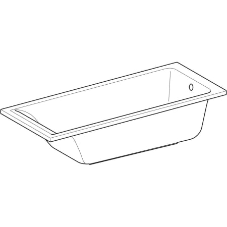 554.300.01.1 Прямоугольная ванна Geberit Renova Plan Geberit  - Вид №13