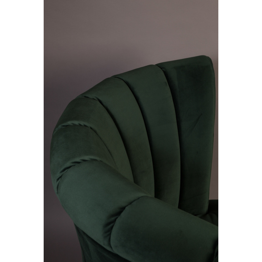 Кресло Flair темно-зеленое Dutchbone 3100051 - Вид №7