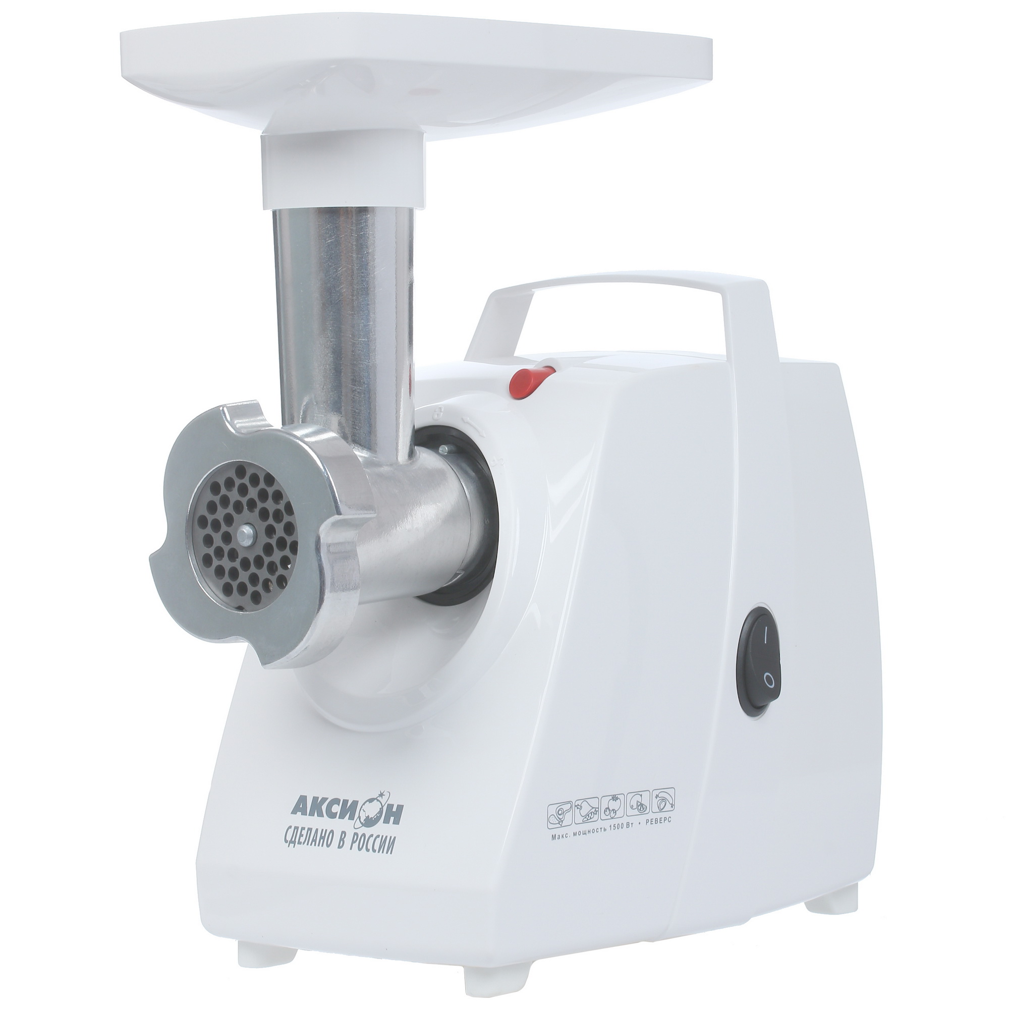 1133483 Мясорубка электрическая Аксион М 34.01 белый STDN-0150878 - Вид №1