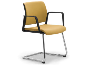 Мягкий тканевый консольный стул