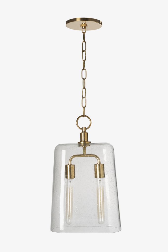 AULT04 Большой потолочный кулон Arundel со стеклянным плафоном Waterworks 