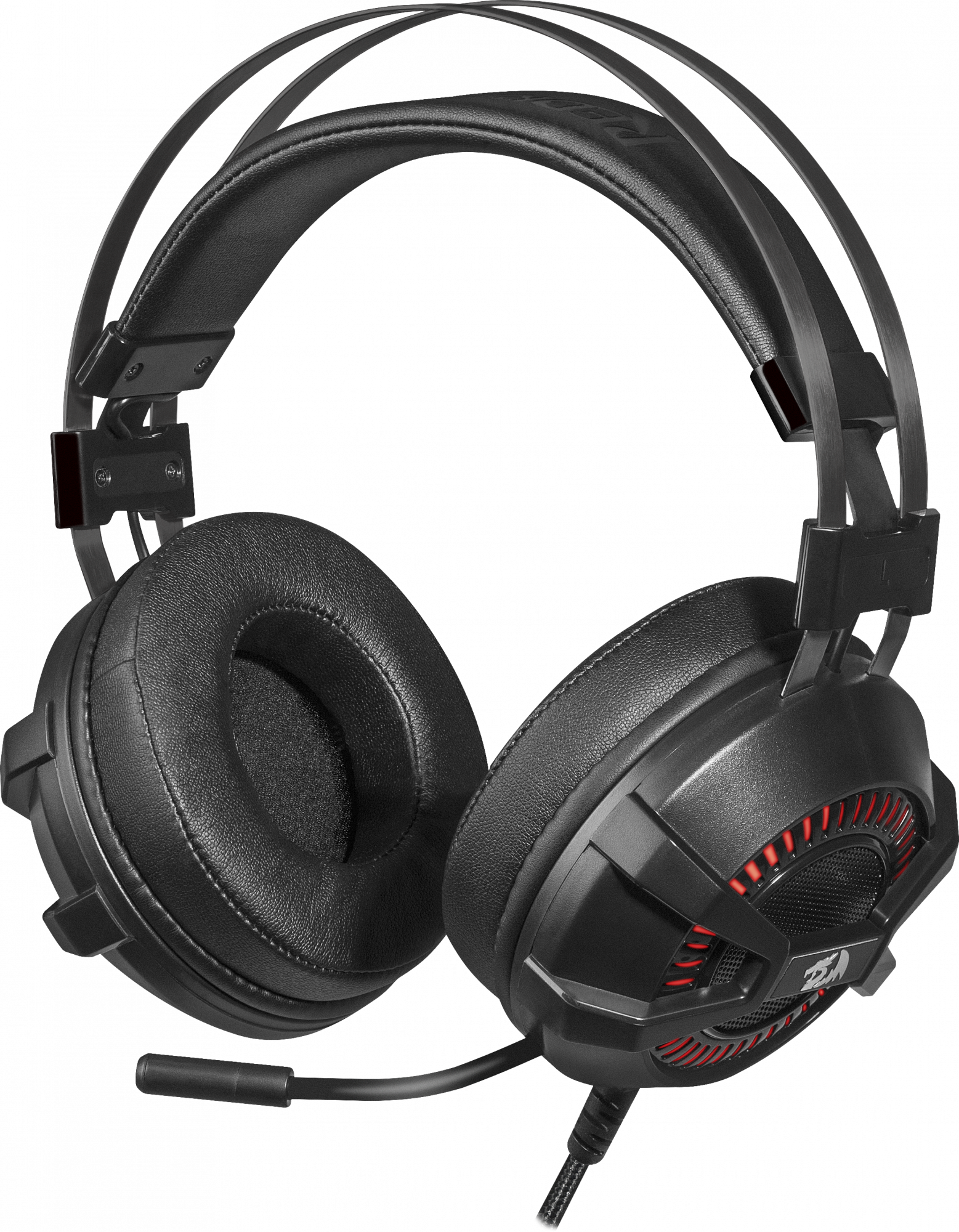 75077 игровая гарнитура bio черный+красный, кабель 2 м Redragon Santreyd 