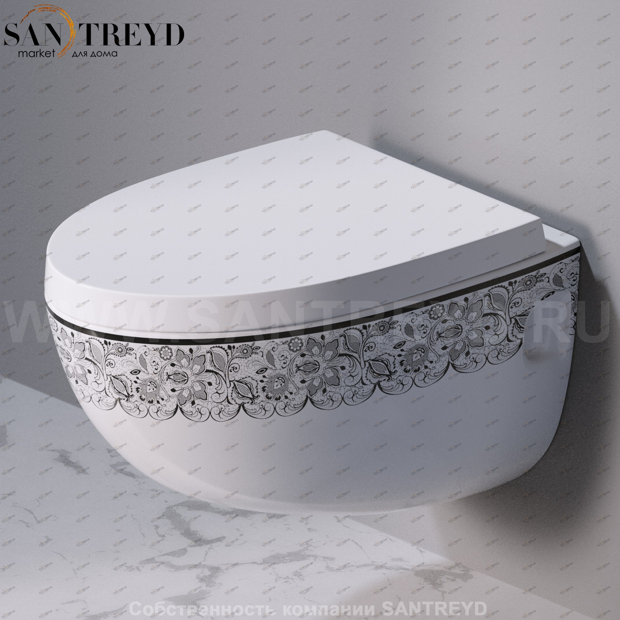 S511.460 Подвесной унитаз настенный Белый A. e T. Italia OVAL Италия AeT ITALIA