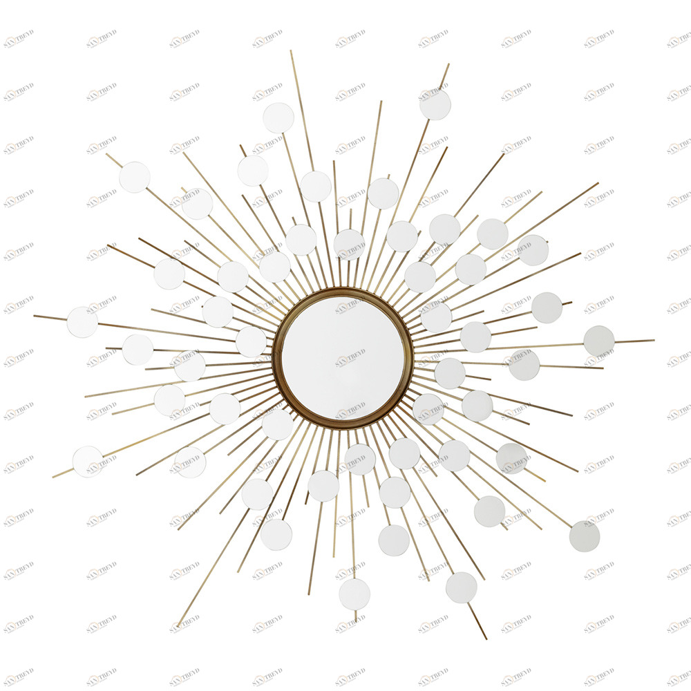 Зеркало-солнце в латунной раме Reflections от Eichholtz EICHHOLTZ ДИЗАЙНЕРСКИЕ 247178 Золото 