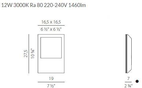 PANZERI Встраиваемый настенный светильник из гипса Xgq1210 sun-id-1431706 - Вид №3