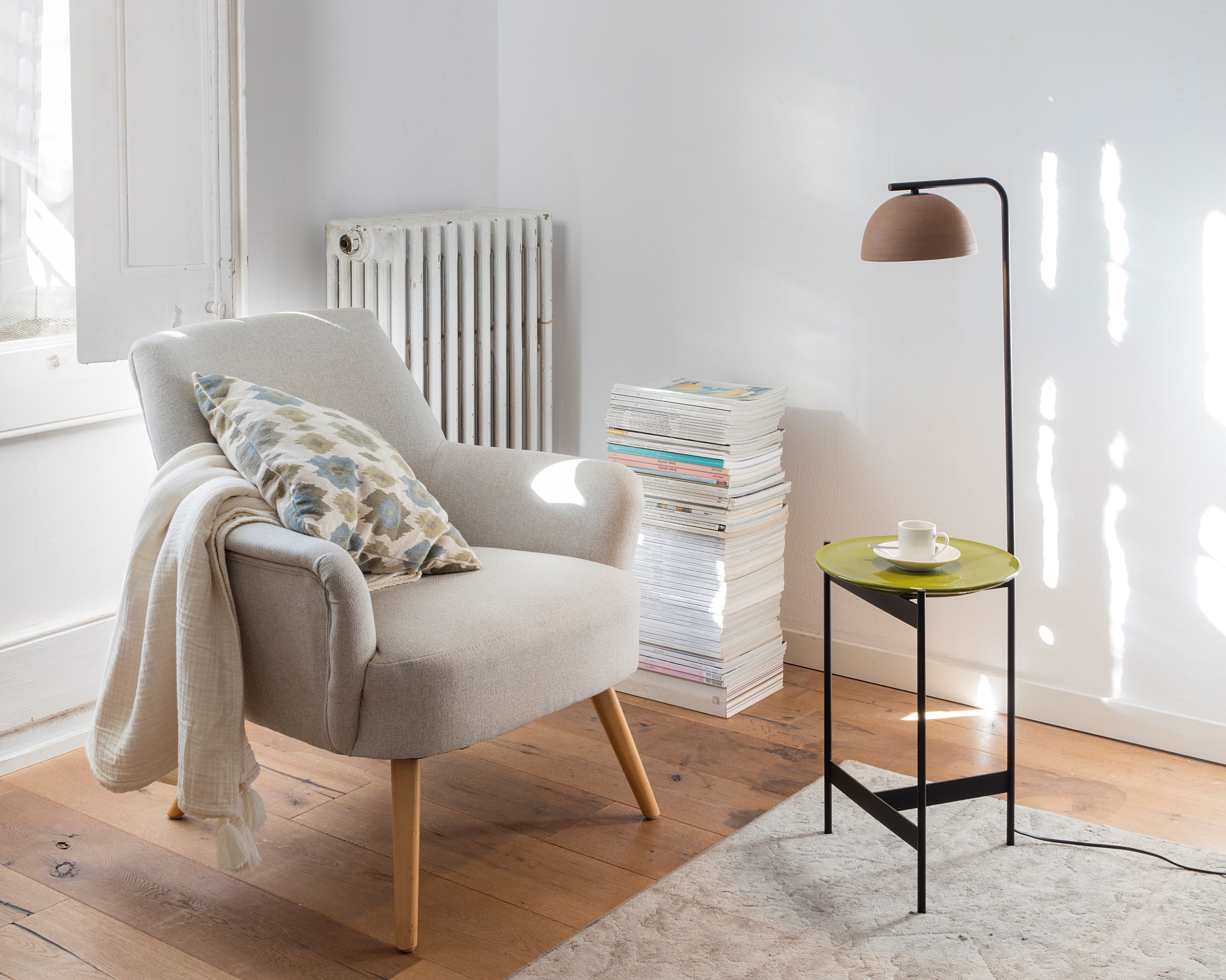 Терракотовый торшер с полкой luxcambra Absis ARCH-00107930 - Вид №2